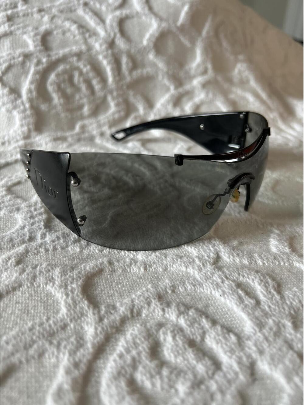 Vintage 90s/Y2K Christian Dior Diorito 2 Sunglasses w/ Studded Sides, PECVK - Picture 3 of 9